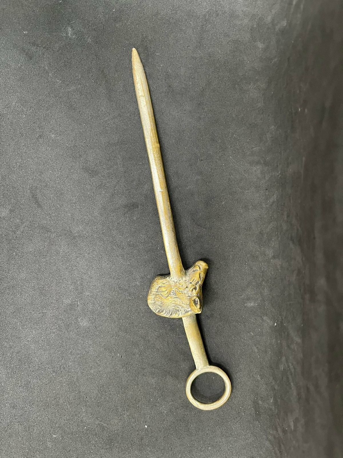 Brievenmesje Van Brons – Wilde Zwijn – Cadeau Voor Hem – Jagerscadeau – Bureauaccessoire photo Woonaccessoires