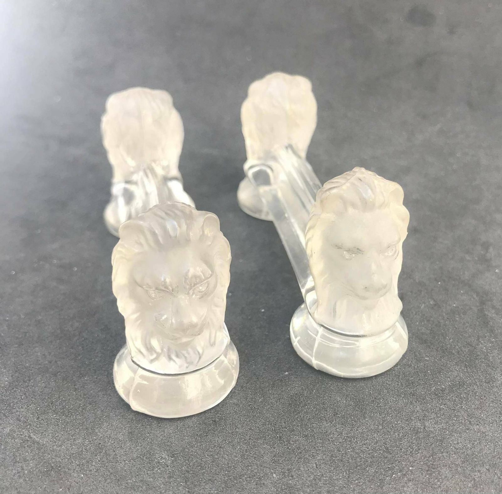 Messenlegger Antiek Baccarat Geslepen Glas Bestek Legger Set 2 Tafelmes Houders Huwelijkscadeau Tafeldecoratie Frans photo Woonaccessoires