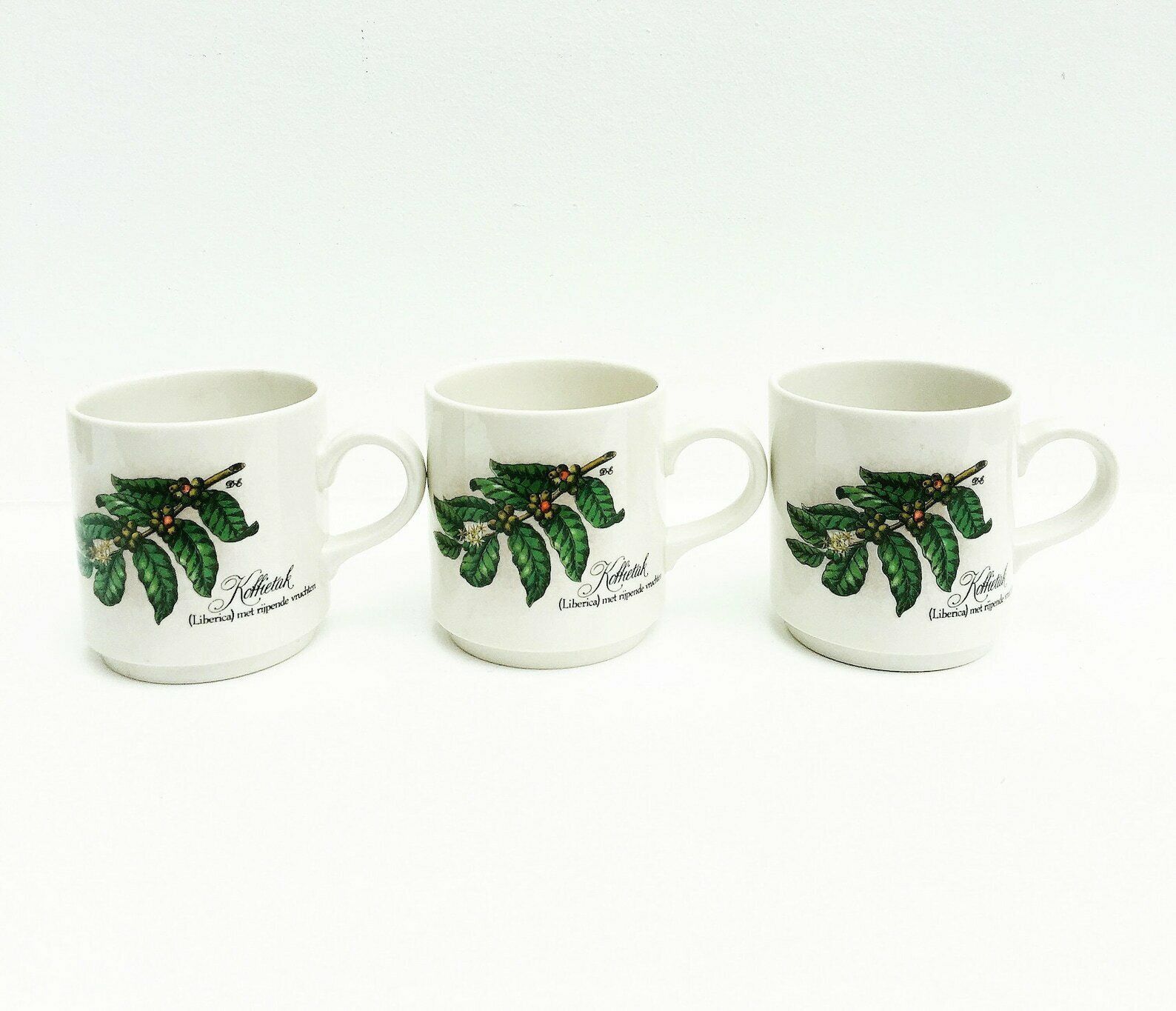 Coffee Mugs Villeroy And Boch, Luxembourg, Vintage Koffietak, Liberica , Breakfast Mug, Liberica With Ripening Fruits Cups Coffee Dutch photo furniture