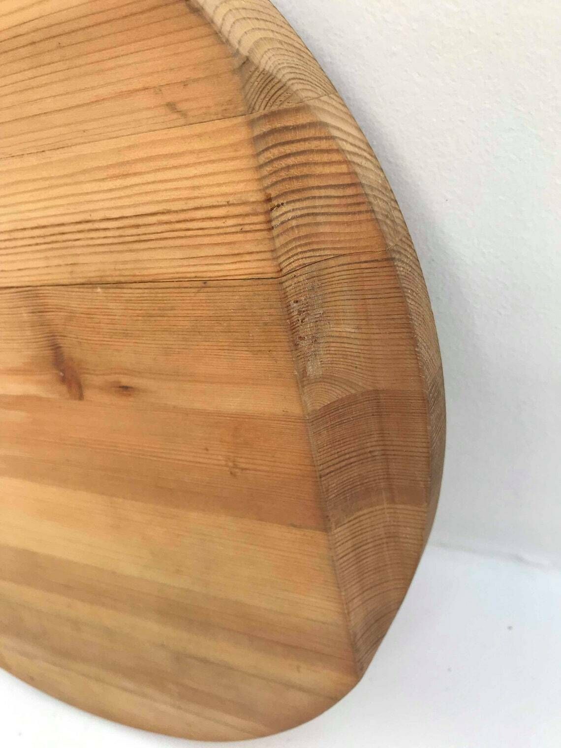 Cutting Board Wooden Pizza Steak Serving Vintage Round Farmhouse Decor Charcuterie Board Appetizer Dish Tray Large Food Photography Prop photo vintage