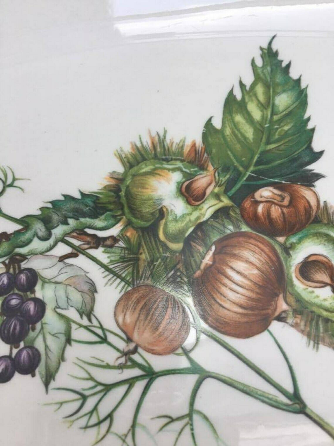 Villeroy And Boch Oval Serving Plate With Fruits And Nuts Pattern Villeroy And Boch Earthenware, China Replacement, Discontinued China photo vinterior