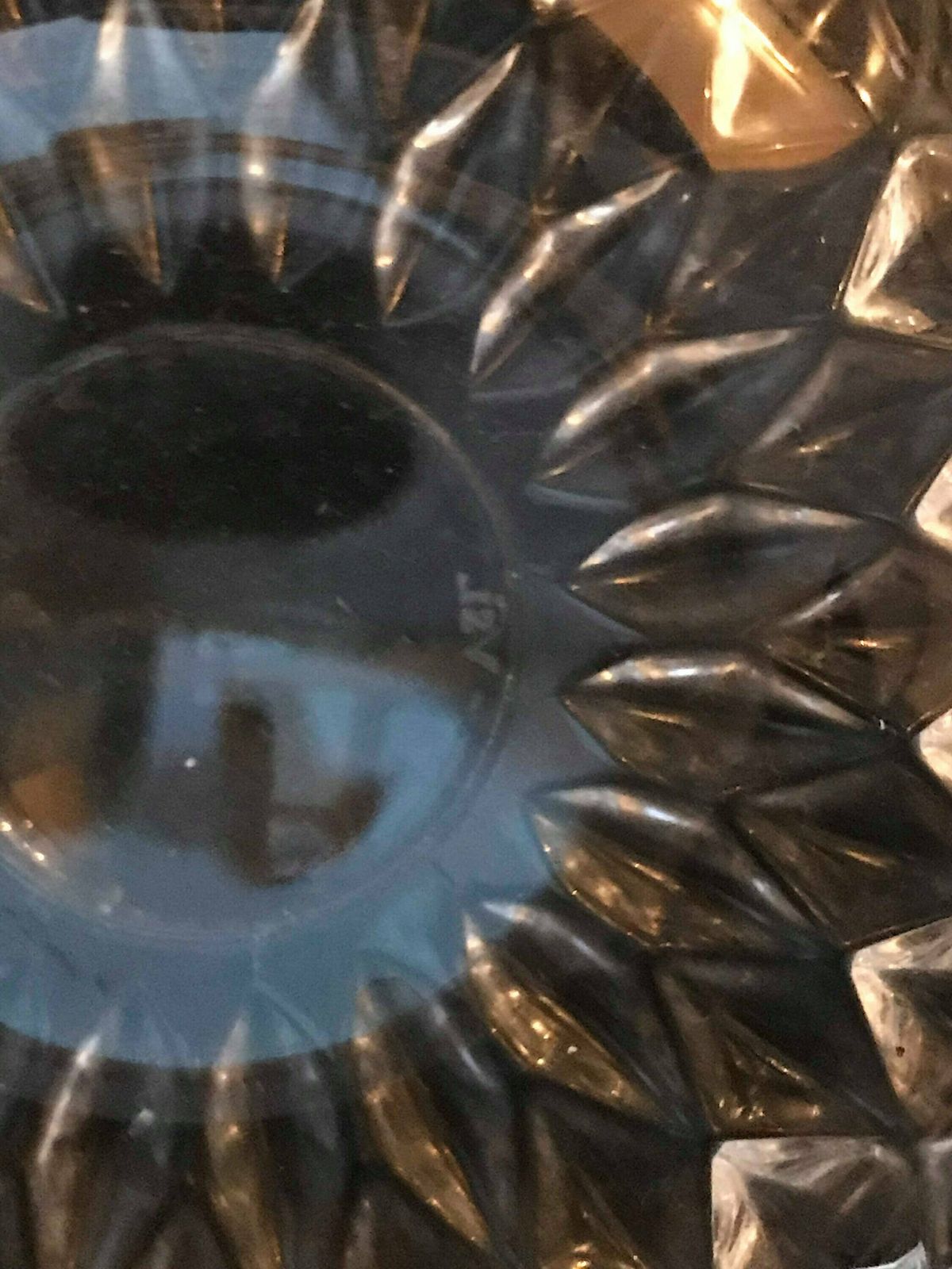 Bonbonnière Met Deksel Val Saint Lambert – Geslepen Kristal, Zwaar – Mid Century – Art Glass photo vintage