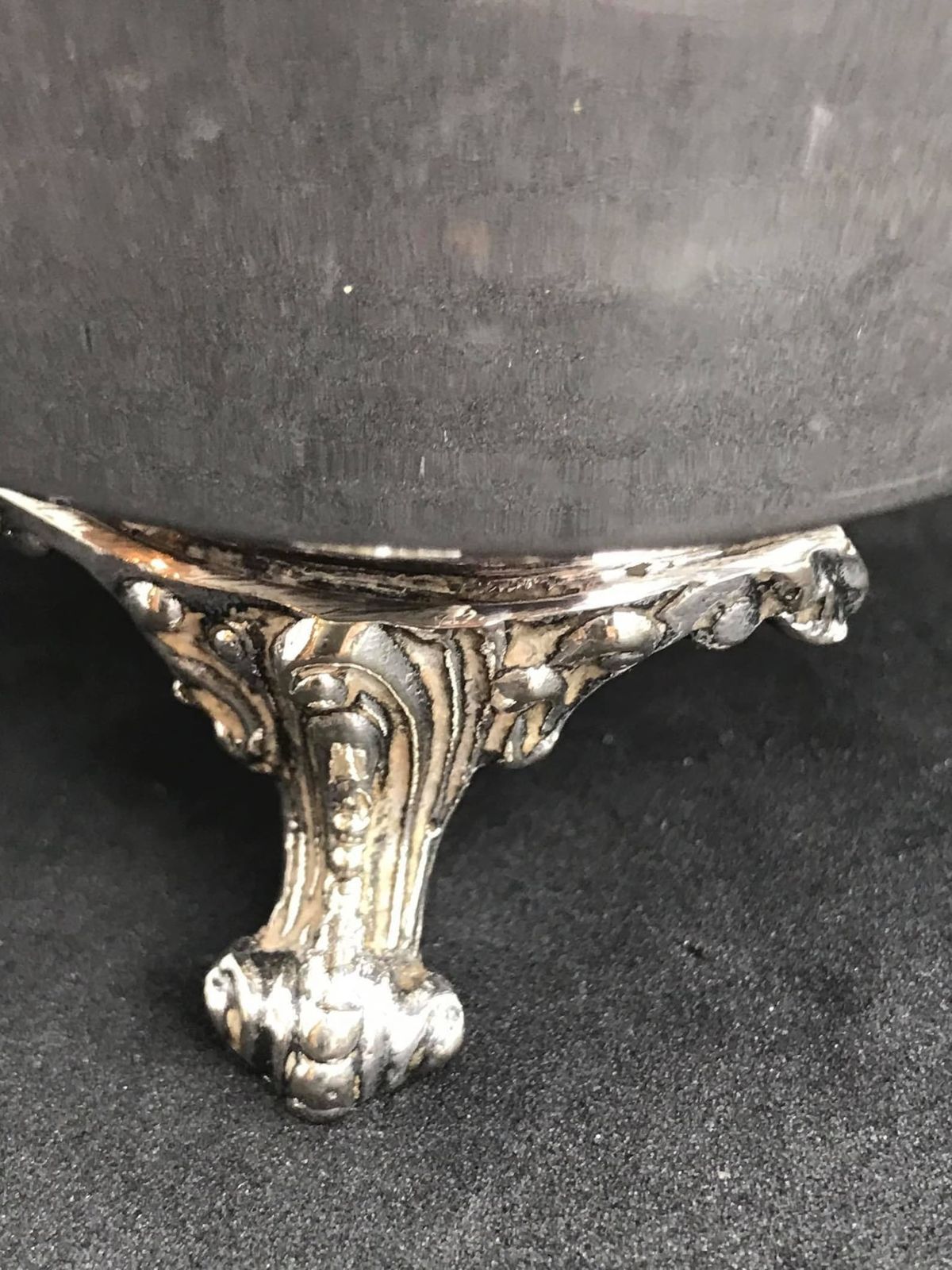 Antique Victorian Silver Metal Sugar Bowl Or Jam Jar Padley, Parkin & Staniforth Sheffield Sugar Bowl C 1860 Victorian Gift Wedding Gift photo for sale