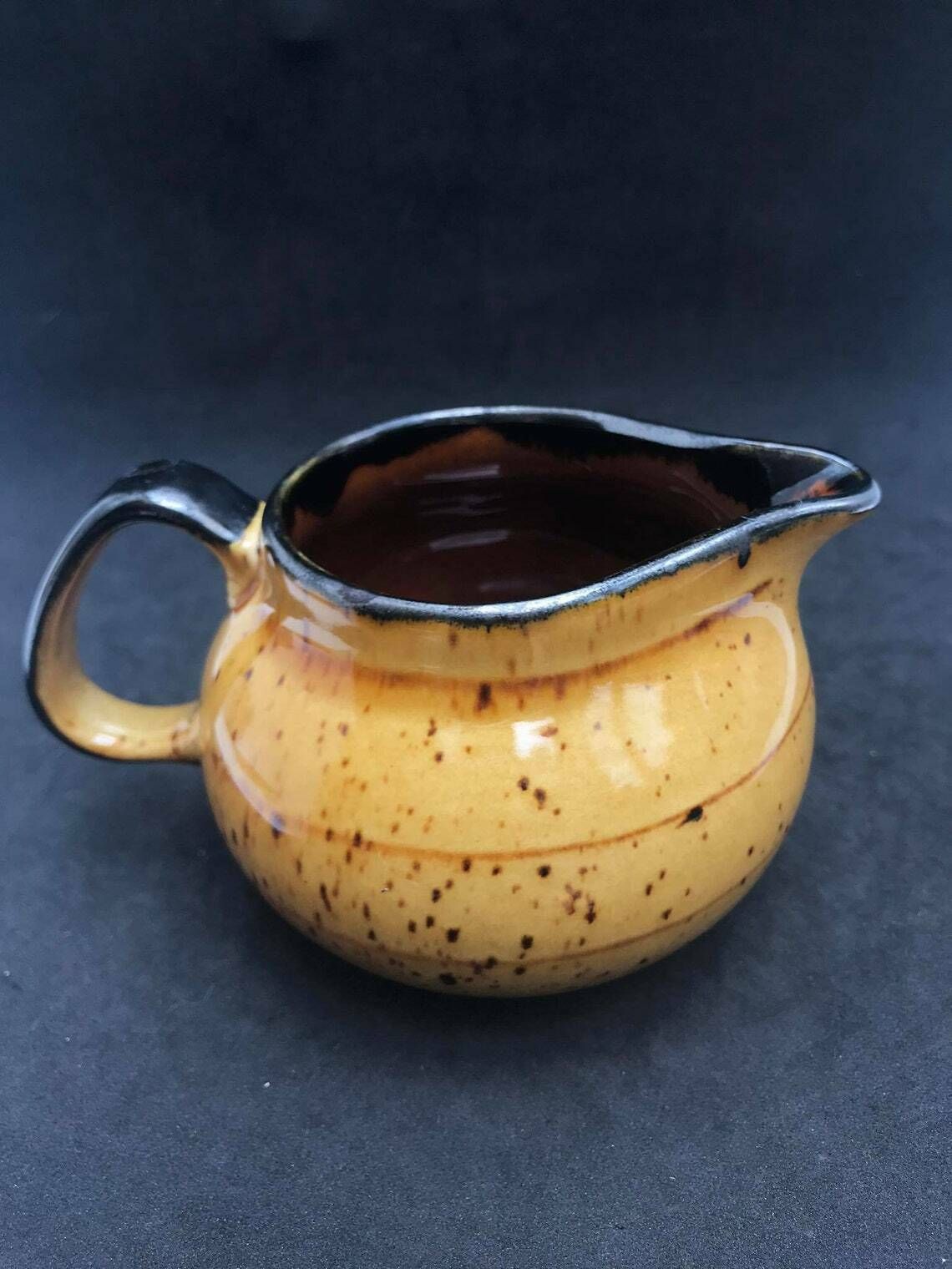 Creamer Boch Palma Belgium Pottery Pot Milk Pot Brown Pottery 1972, Ligne Menuet Belgian Pottery photo furniture