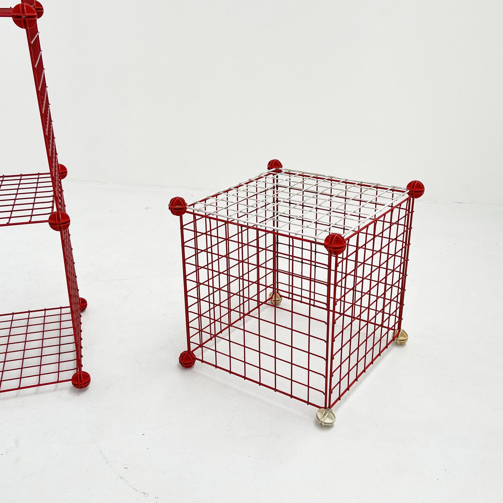 Postmodern Modular Metal Shelf, 1980s photo Furniture