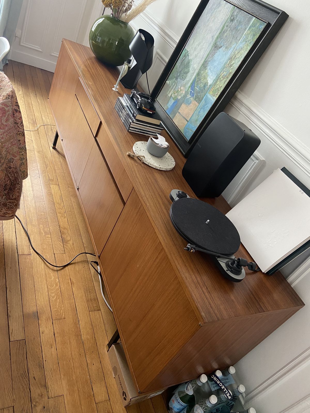 Large Wooden Sideboard From The 50s photo furniture