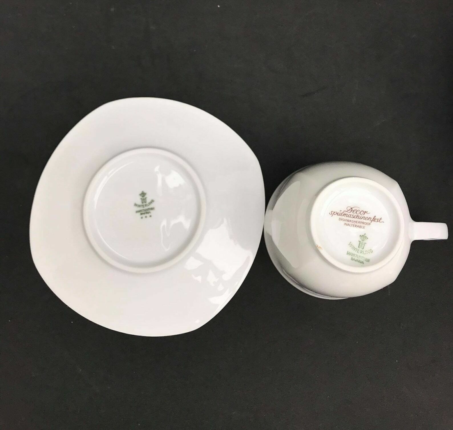 Tea Coffee Cups And Saucers Set 8 Porcelain Winterling Spülmaschinenfest Bavaria Vintage Rare Replacemnt Birds Beachside Coast Kitchen photo 189.0