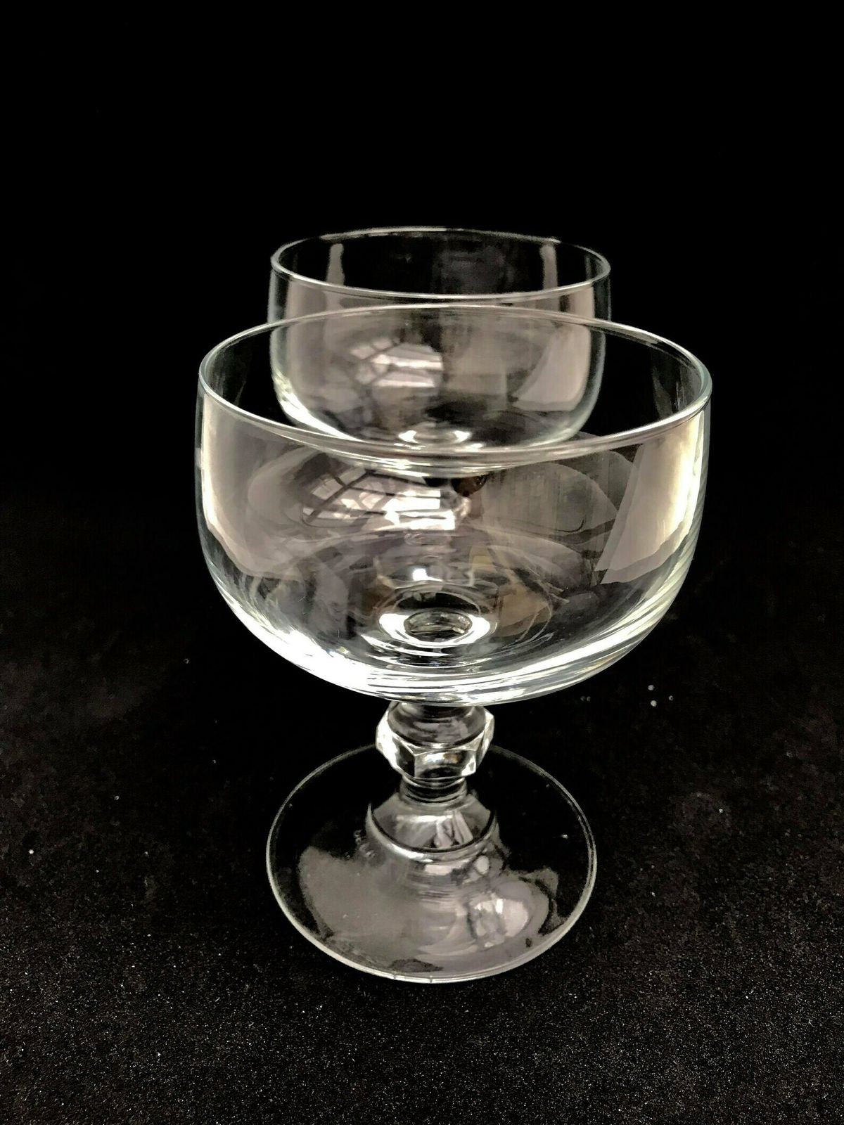 Champagne Glasses Cream Glasses Ice Cream Or Dessert Coupes Crystal Vintage Marked Seca Made In France Cocktail Glasses Gift For Couple photo buy