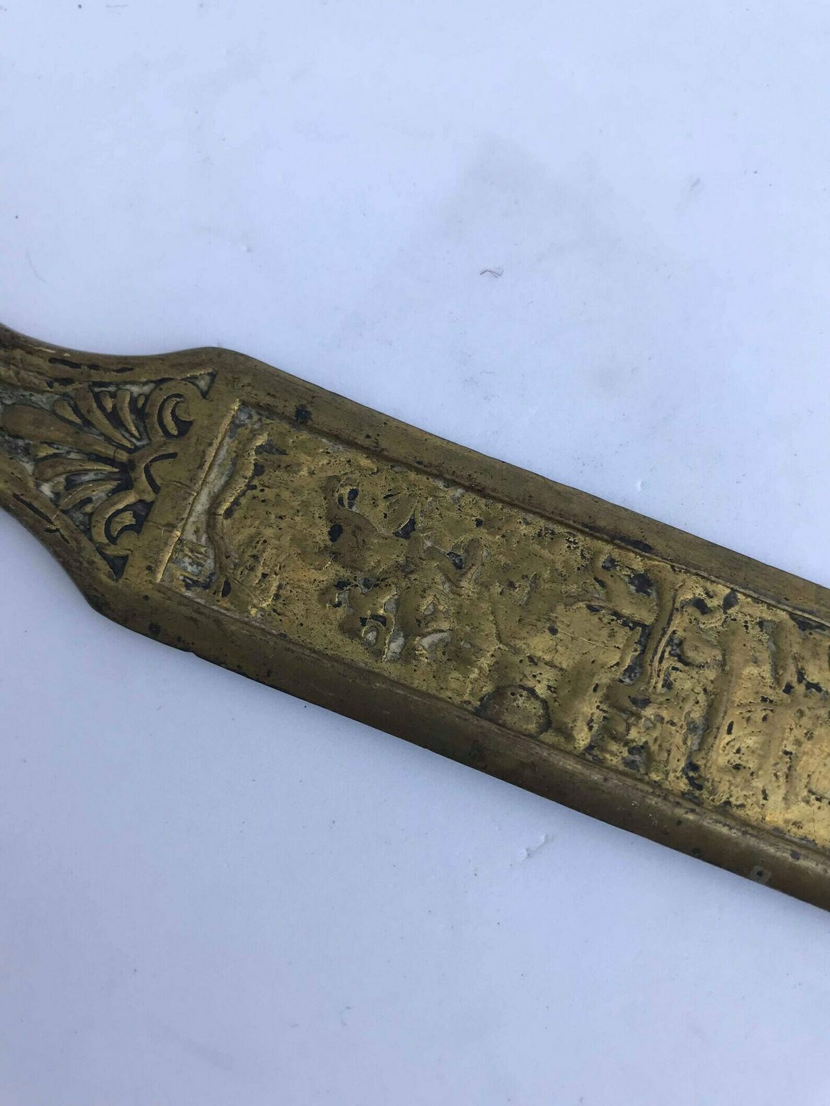 photo for sale Letter Opener Bronze Paper Cutter Knife Letter Opener Gift For Him Desk Accessories Antique Belgium Decor Desk Accessories Gift For Him