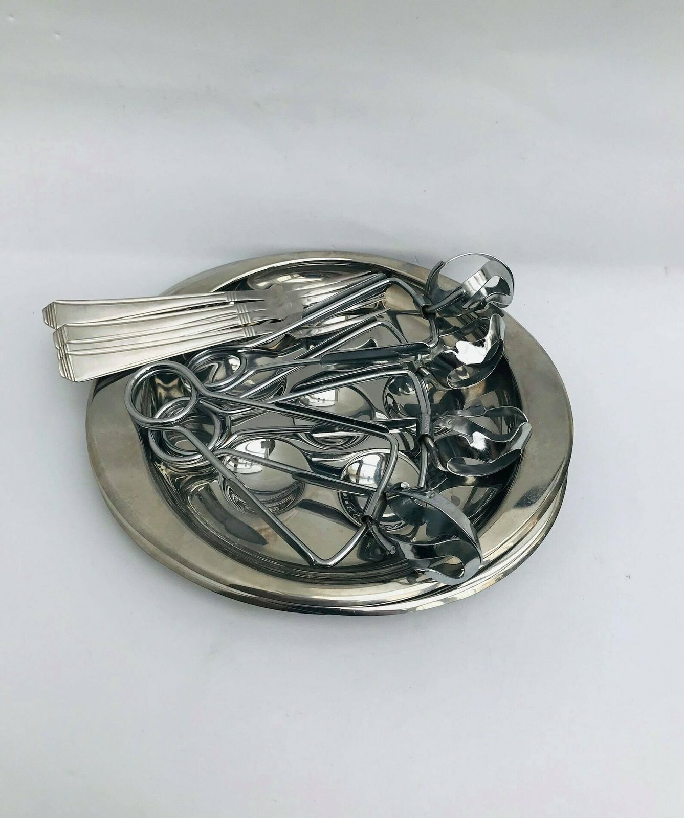 Escargot Dish Snail Serving Dishes Set For Oven And Serving French Traditional Vintage 60s Baked Mushrooms Plate Kitchen Props Photography photo furniture