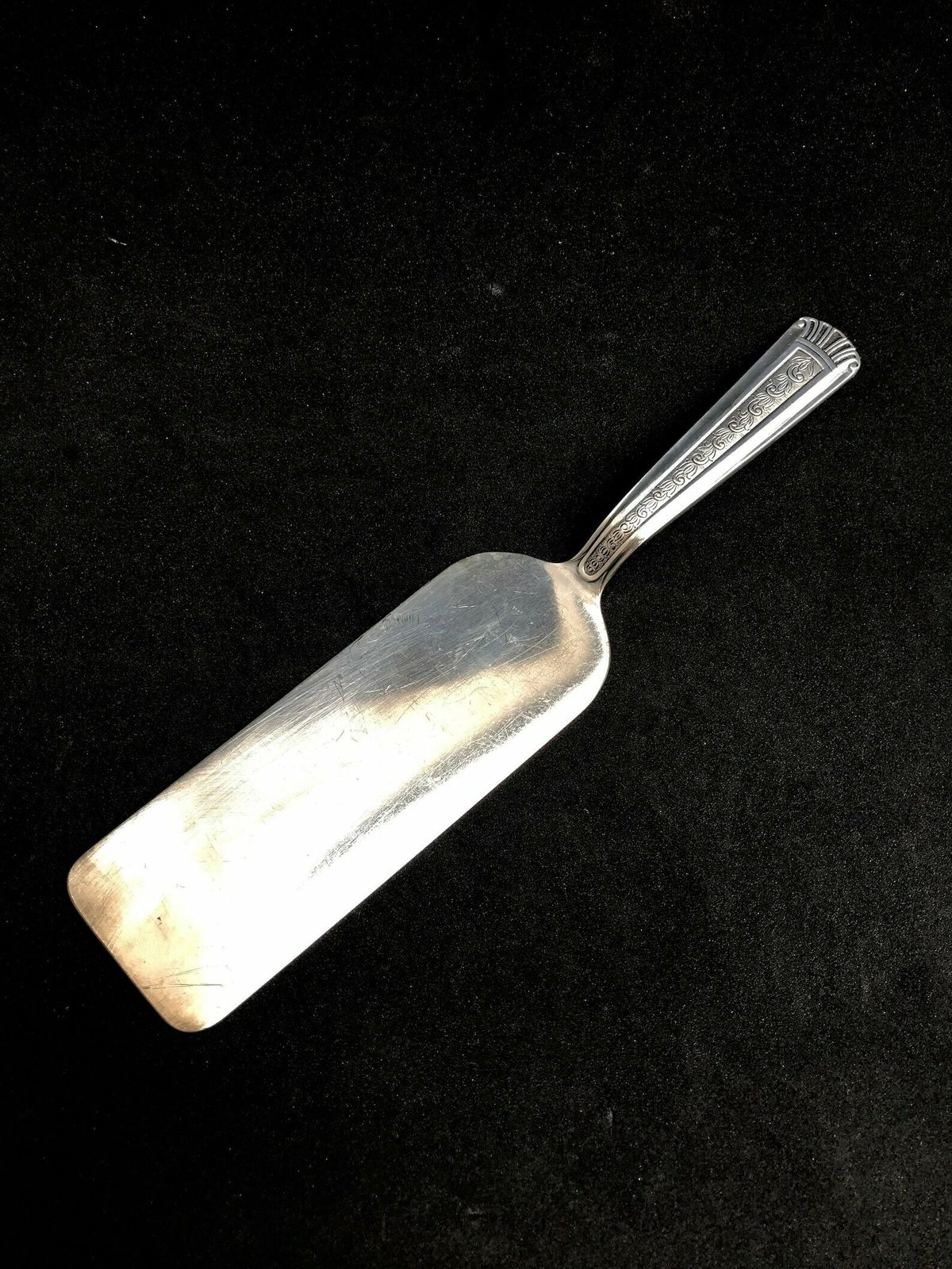 Taartschep Art Deco – Vintage Verzilverd Metaal, Frankrijk Ca. Jaren 1920 – Huwelijkscadeau photo buy