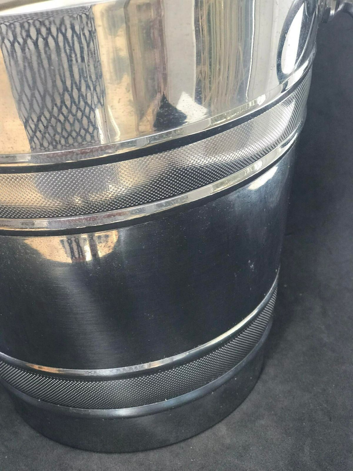 Champagne Bucket France Mid Century Stainless Steel Heavy Wine Cooler Ice Bucket Bar Cart Styling Gift For Him Wedding Gift photo Home Decor