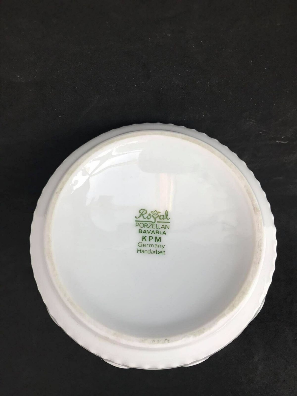 White Vase Porcelain Op Art Kpm Royal Bavaria 60s Wedding Gift, Mid Century, Glossy Porcelain Minimalist Design Gift For Mom photo vinterior