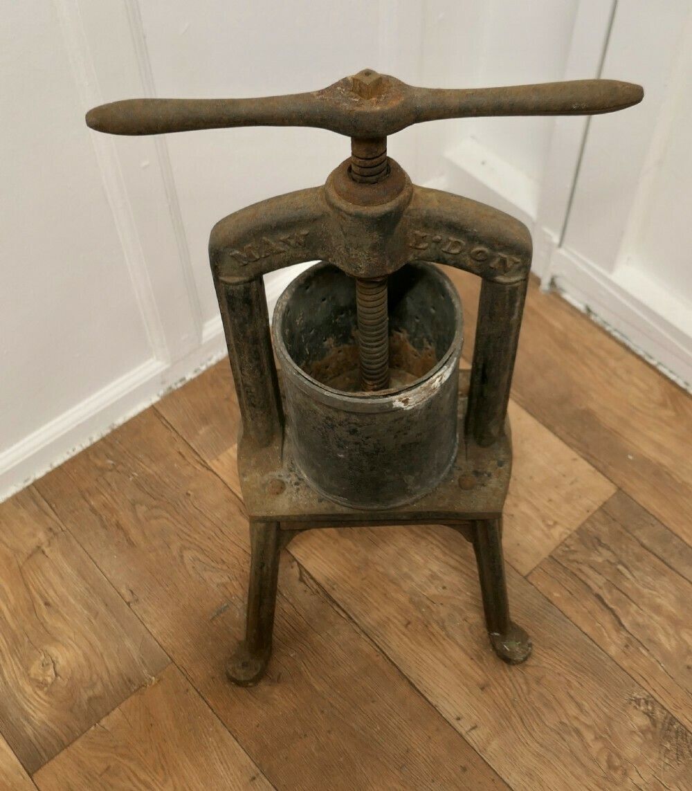 A Maw And Sons 19th Century Cast Iron Tincture Press photo for sale