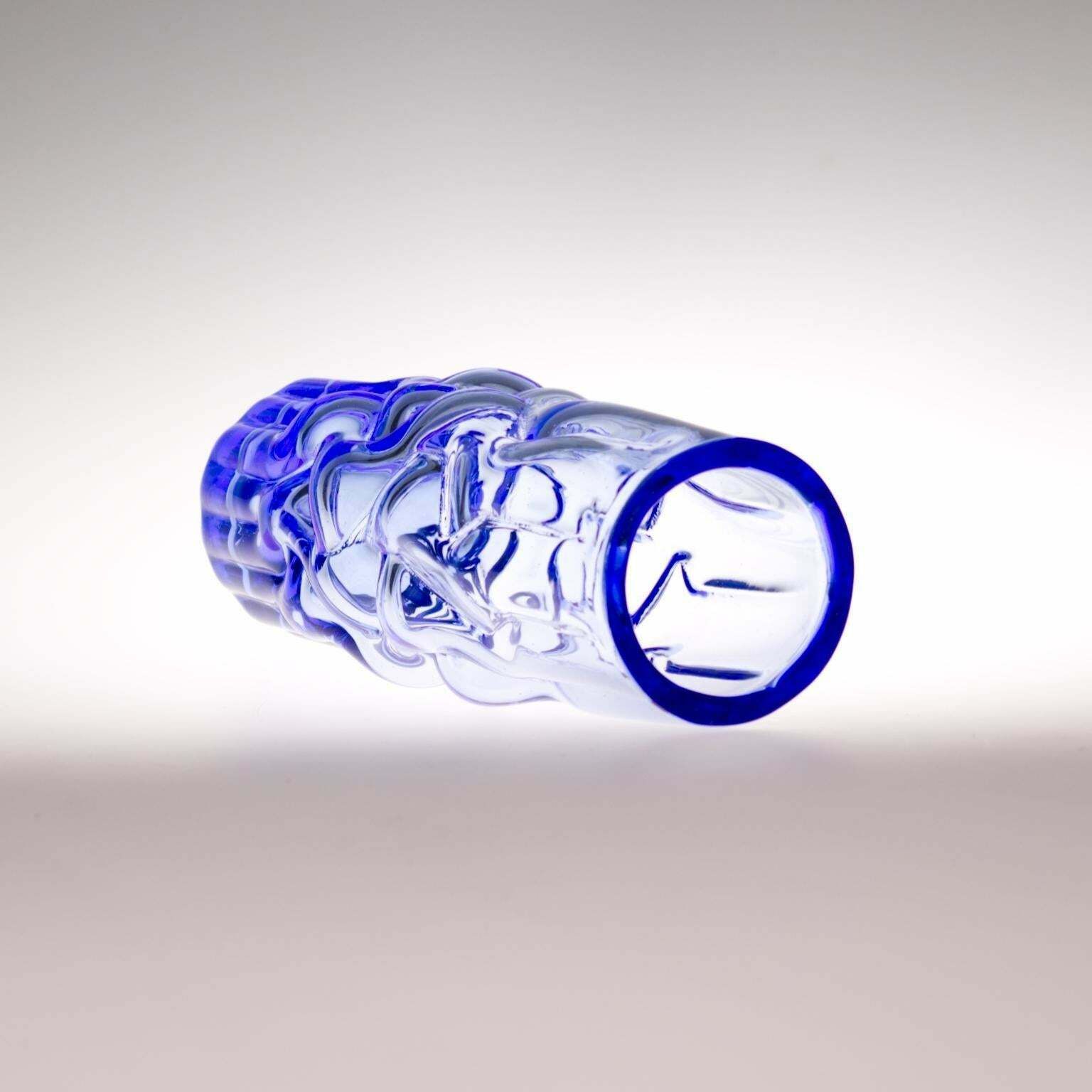 Blue Glass Vase By Pavel Hlava For Novy Bor Crystalex Czechoslovakia, 1960s photo Home Decor