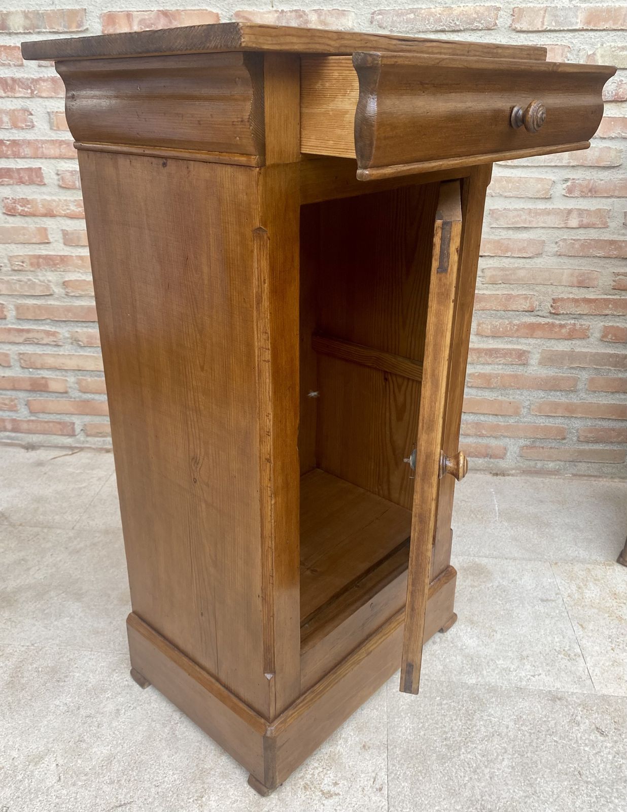 photo buy Early 20th Century French Provincial Walnut Nightstand