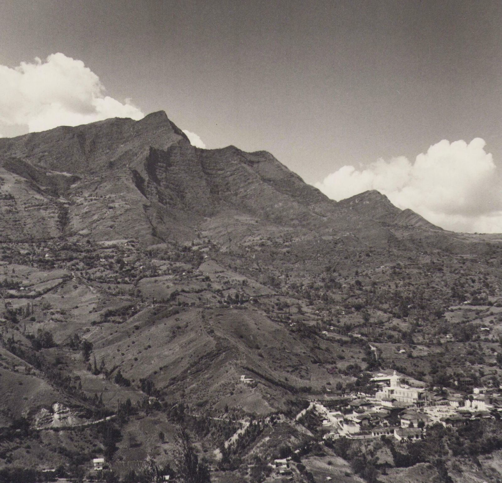 Colombia Urbaque Mountain Black And White Photography 1960s photo furniture