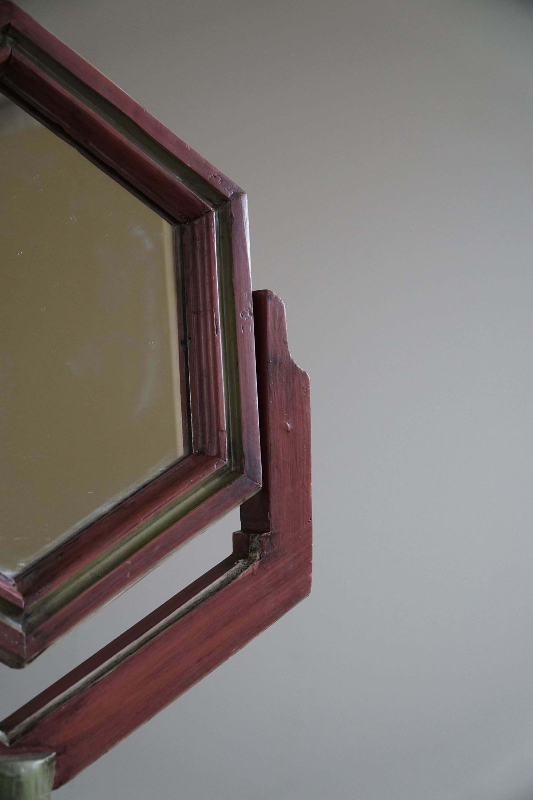 Home Decor A Table Mirror In Pine By A Swedish Cabinetmaker, Folk Art, Early 20th Century photo