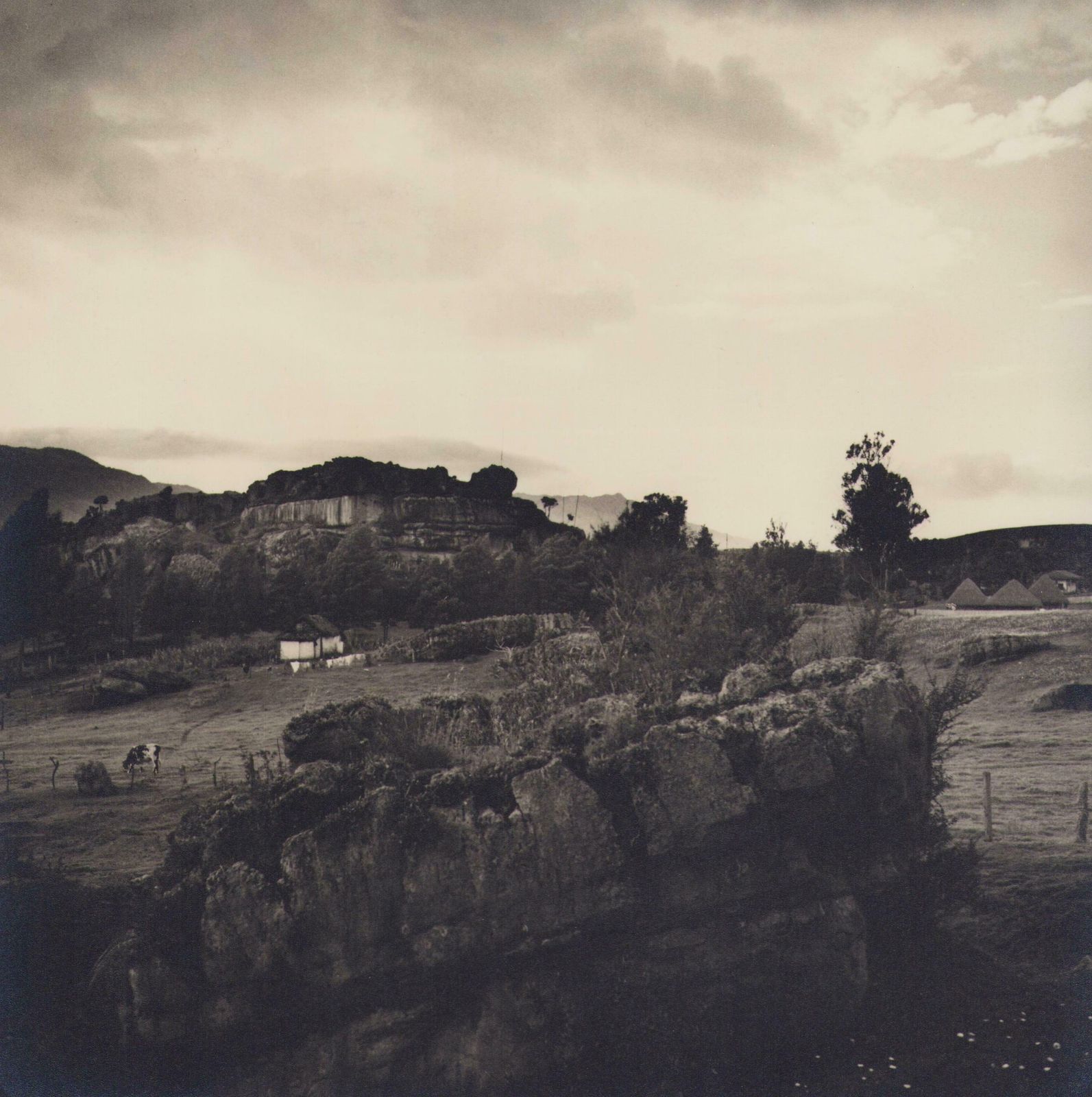 Colombia Landscape Black And White Photography 1960s