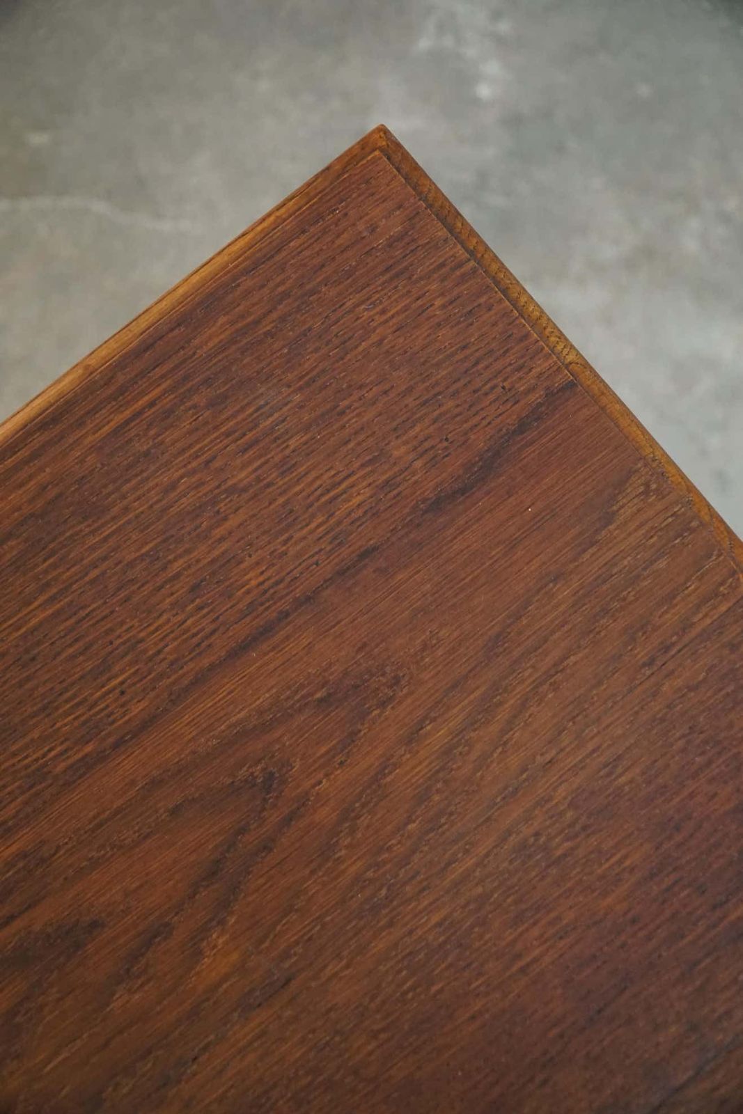 Square Side Table In Solid Oak, Mid Century Modern, 1960s photo buy