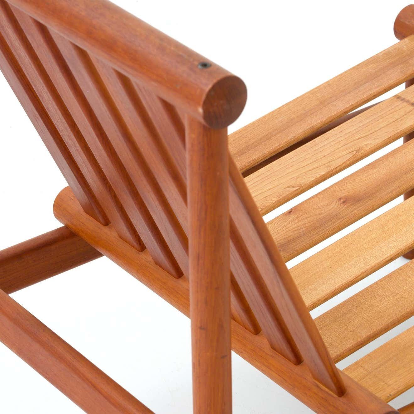 photo furniture Set Van Vier '501' Lounge Stoelen Van Kai Lyngfeld Larsen In Teakhout, Denemarken, Ca. Jaren 1950