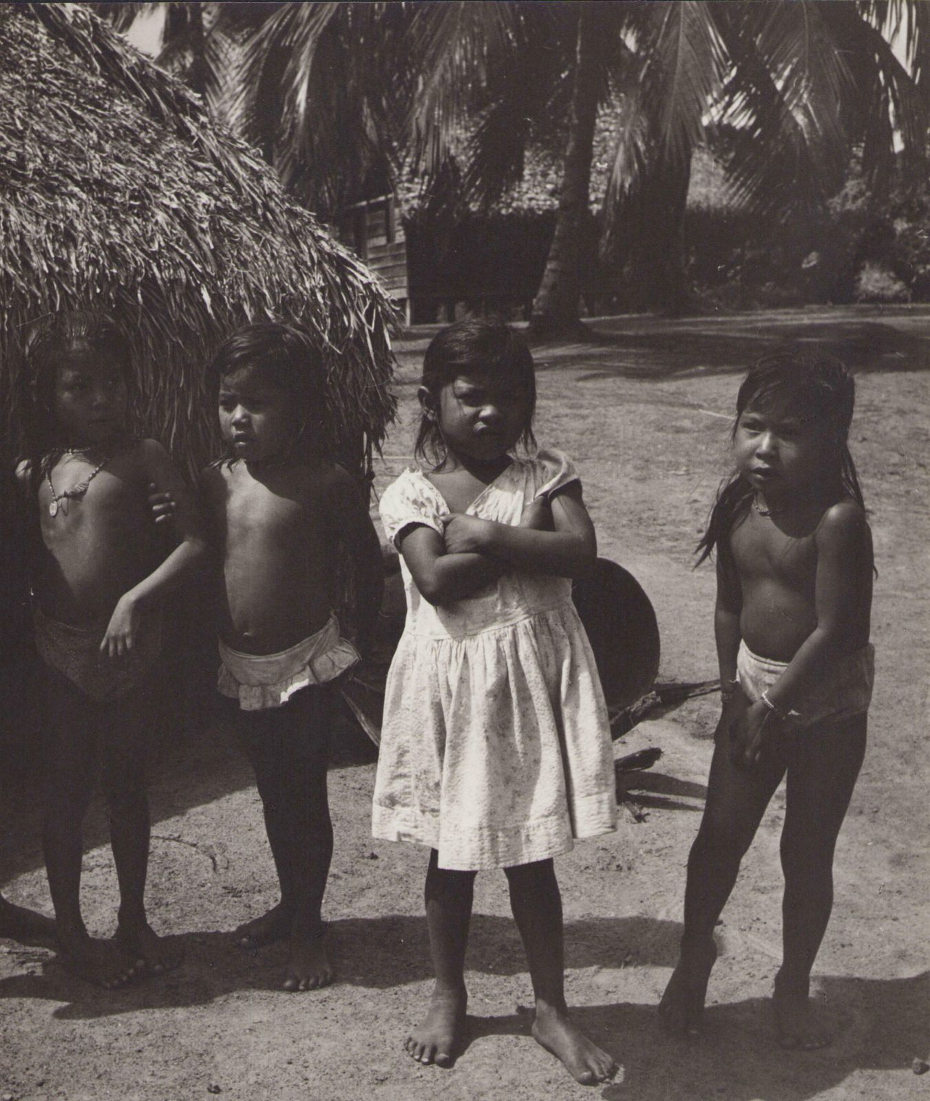 Hanna Seidel Suriname, Children, People, Black And White Photograph,