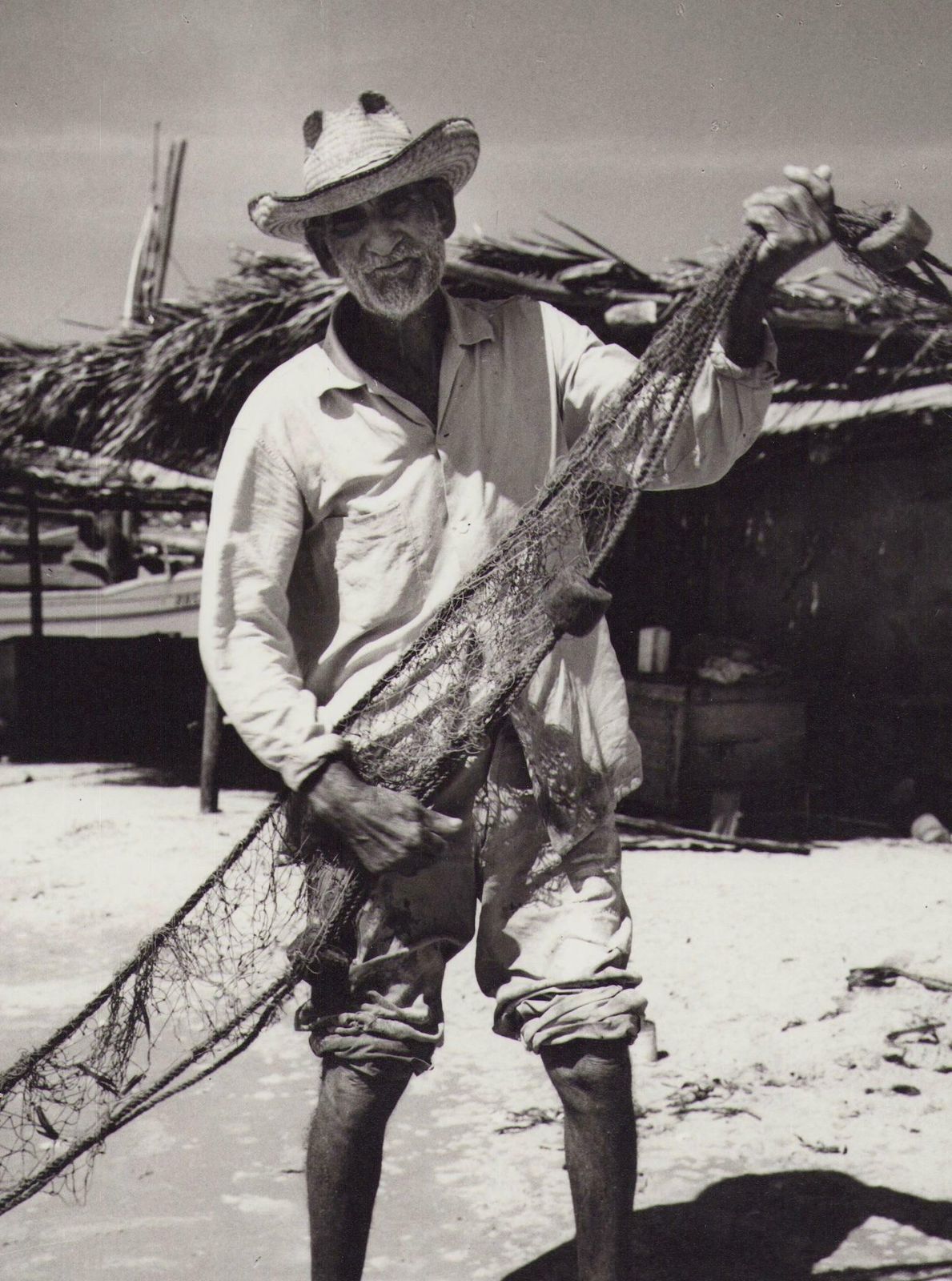 Hanna Seidel Venezuela, Fishermen, Black And White Photograph, 1960s, photo furniture