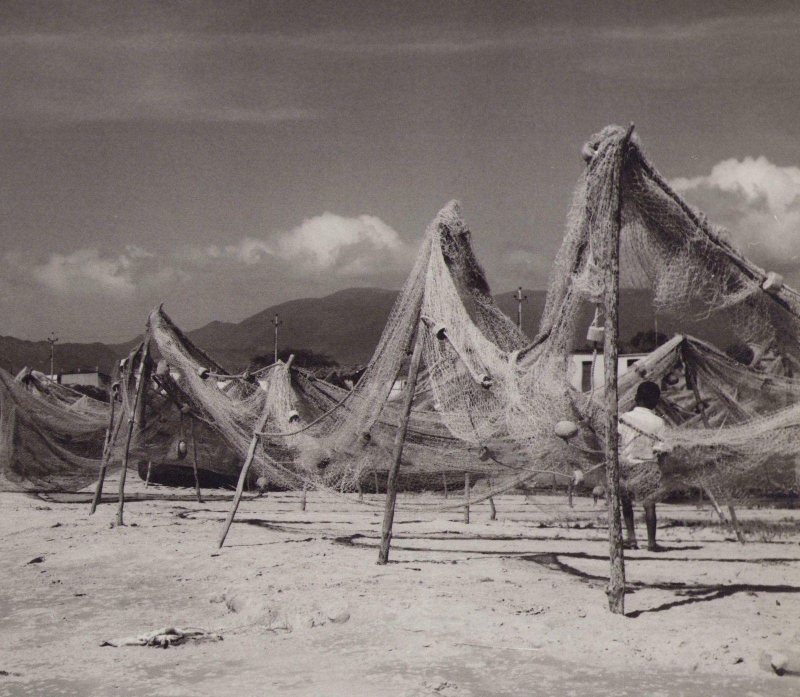 Hanna Seidel Venezuela, Beach, Black And White Photograph, 1960s, photo furniture