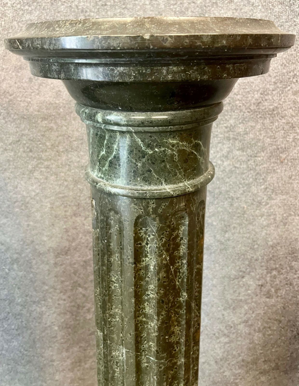 Pair Of 19th.Century Serpentine Marble Columns photo buy