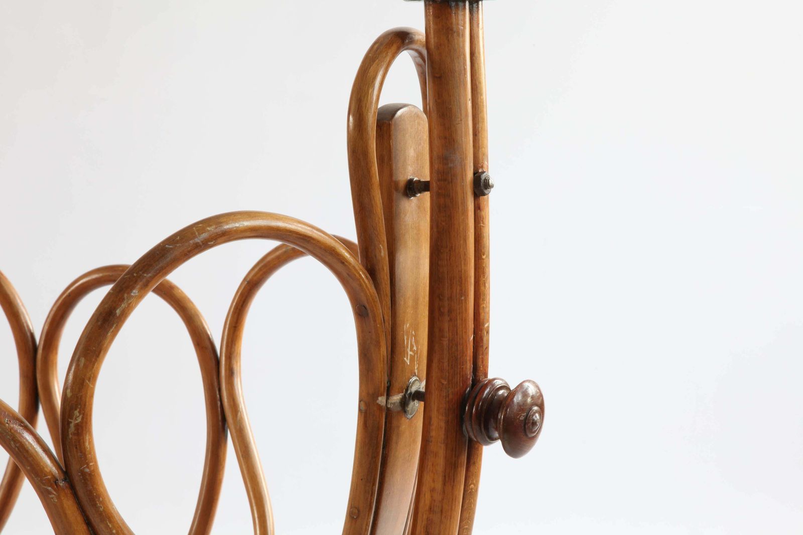 Home Decor Rare French Bentwood Cradle In The Thonet Style, Late 19th Century photo