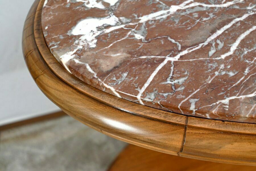 Important Center Table In Mahogany  Art Deco  Early 20th Century photo vinterior