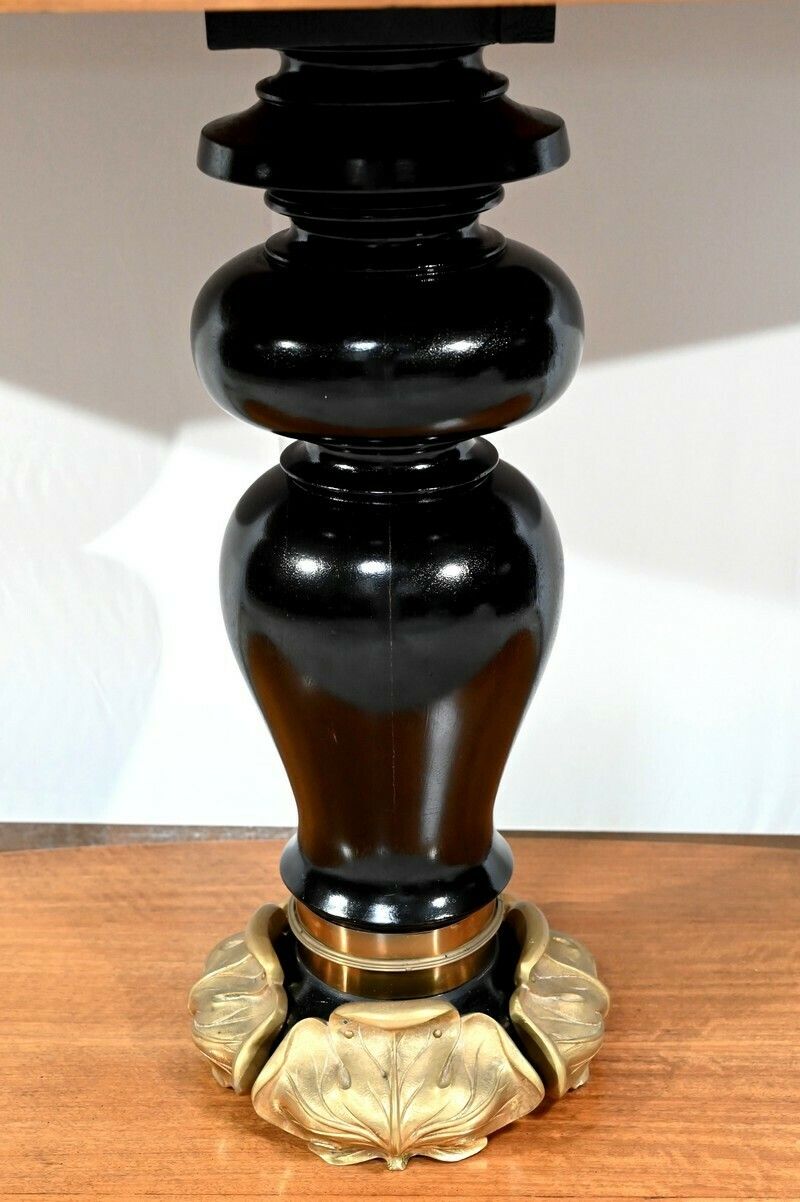 Furniture Important Center Table In Mahogany  Art Deco  Early 20th Century photo