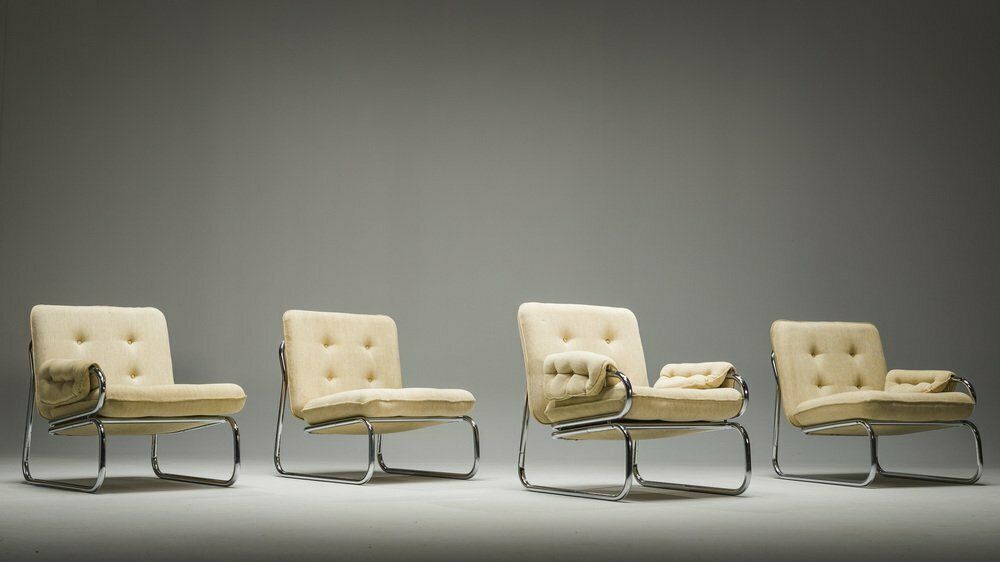 Three Seater Borkum Sofa & Lounge Chairs By Johan Bertil Häggström For Ikea, 1970s, Set Of 2