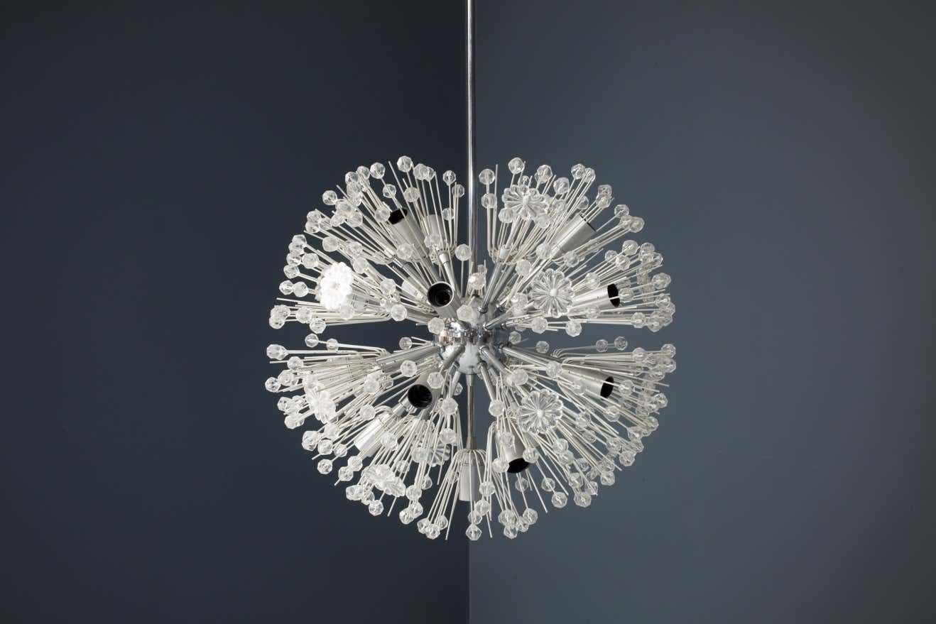 Dandelion Sputnik Chandelier Van Emil Stejnar, Oostenrijk, 1955 photo furniture