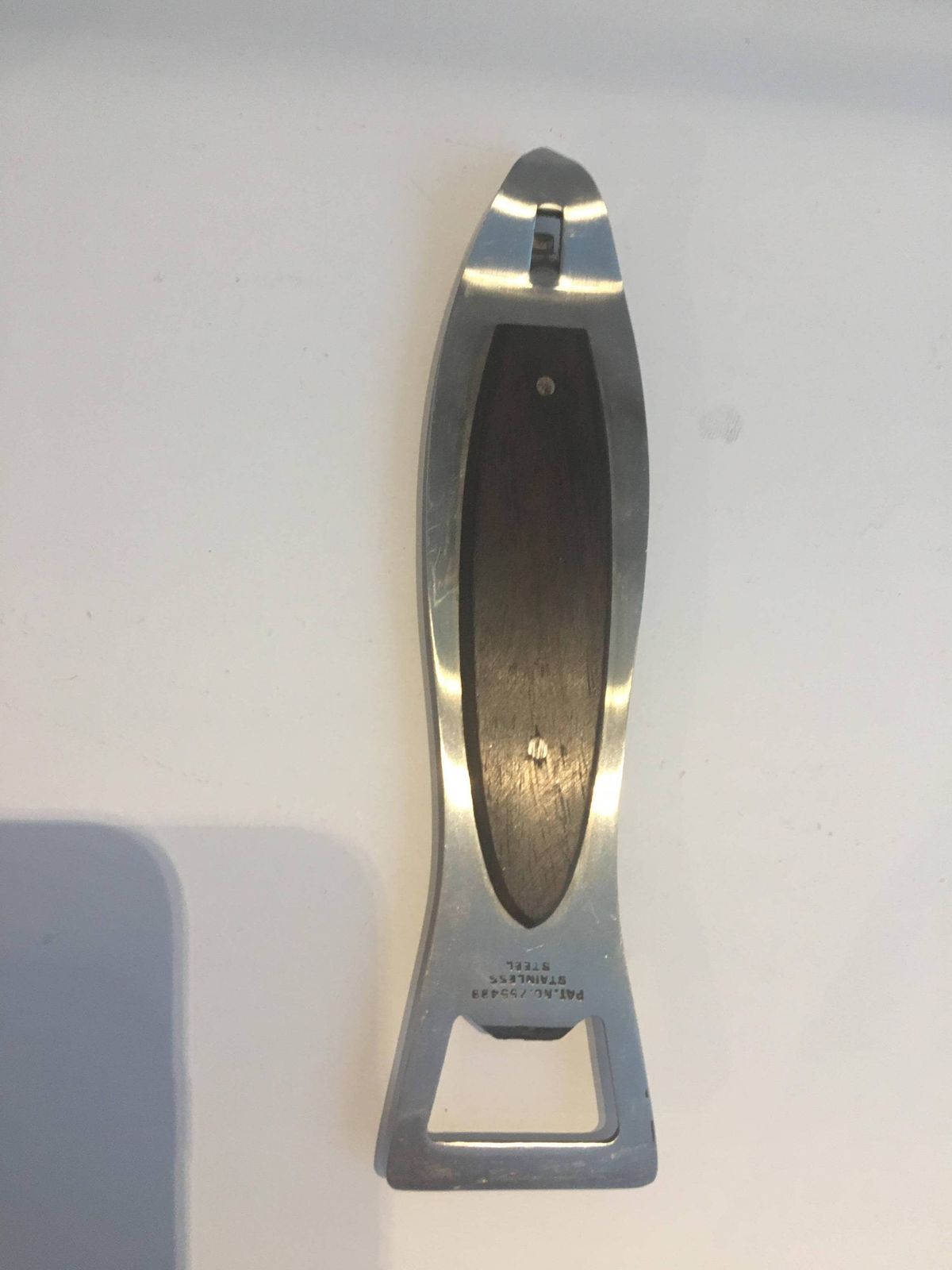 Vintage Bottle Opener Set, Parrot Bottle Opener Bar Knife Mid Century Modern, 1960s, Barware Accessories Danish , Bar Tool photo vintage