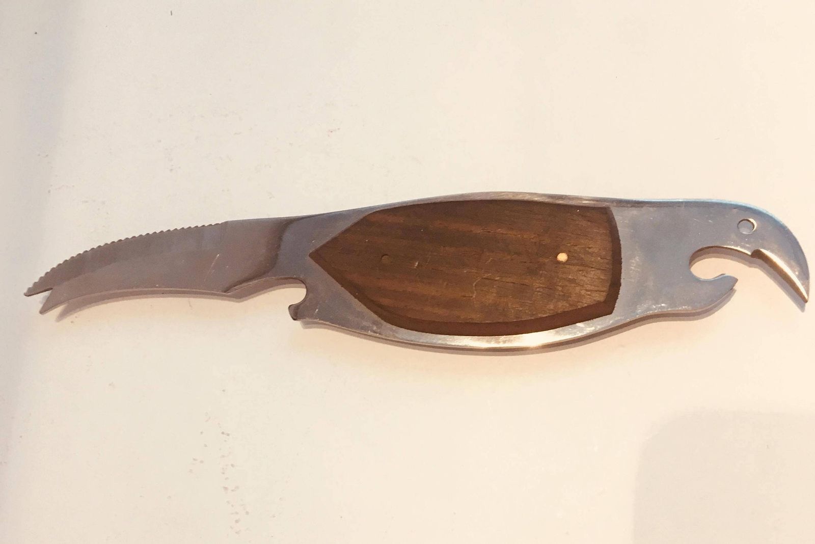 photo for sale Vintage Bottle Opener Set, Parrot Bottle Opener Bar Knife Mid Century Modern, 1960s, Barware Accessories Danish , Bar Tool