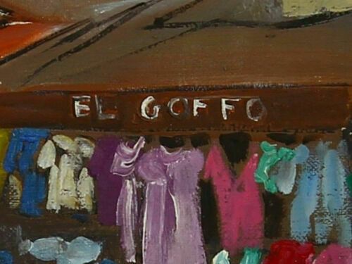 Oil On Canvas By Jesus Diaz Ferrer Titled El Goffo photo Art