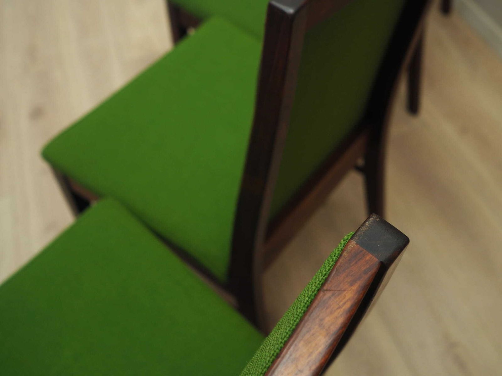 Set Van Vier Vintage Stoelen, Deens Design, Jaren 1970, Fabrikant: Dyrlund photo 1049.0