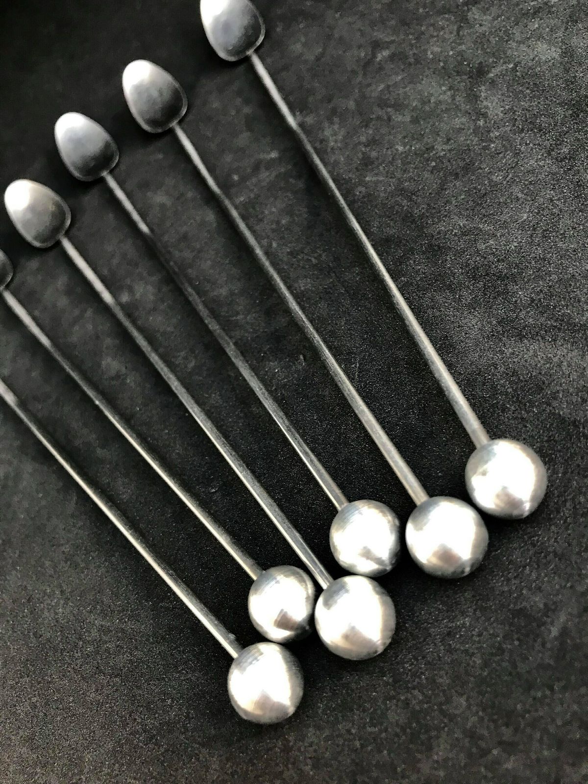 Drink Stirrers Cocktail Champagne Stirrers Sticks Set Of 6 Aluminium Spoons Bar Tools Bar Cart Accessories Bartender Mixing Tools Gift photo Home Decor