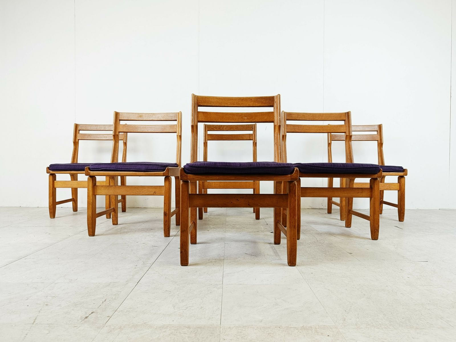 Raphael Chairs By Guillerme And Chambron For Votre Maison, Set Of 6 photo Furniture