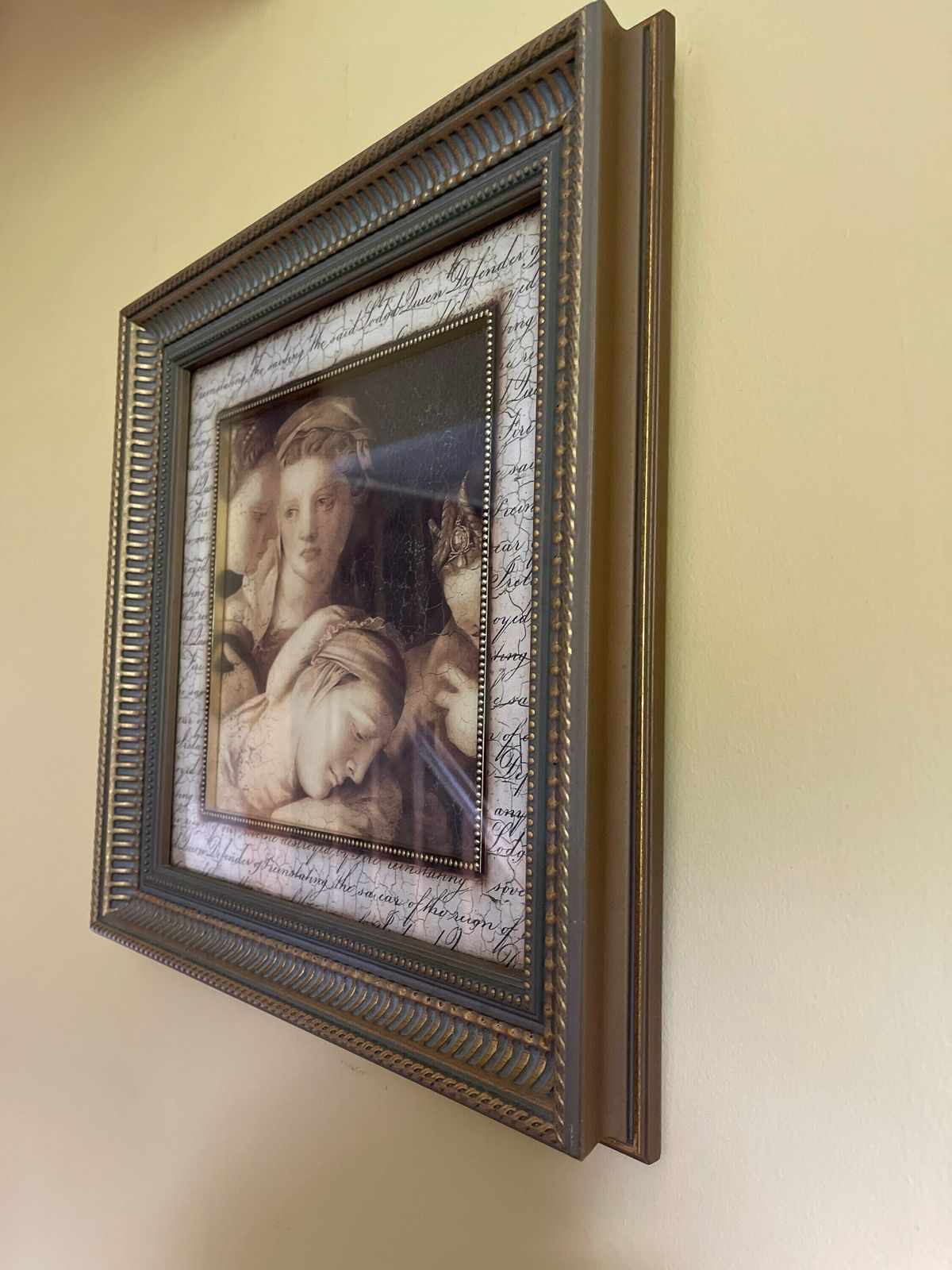Vintage Sid Dickens 'Renaissance Secret' Print In Gilt Wood Frame photo 115.0