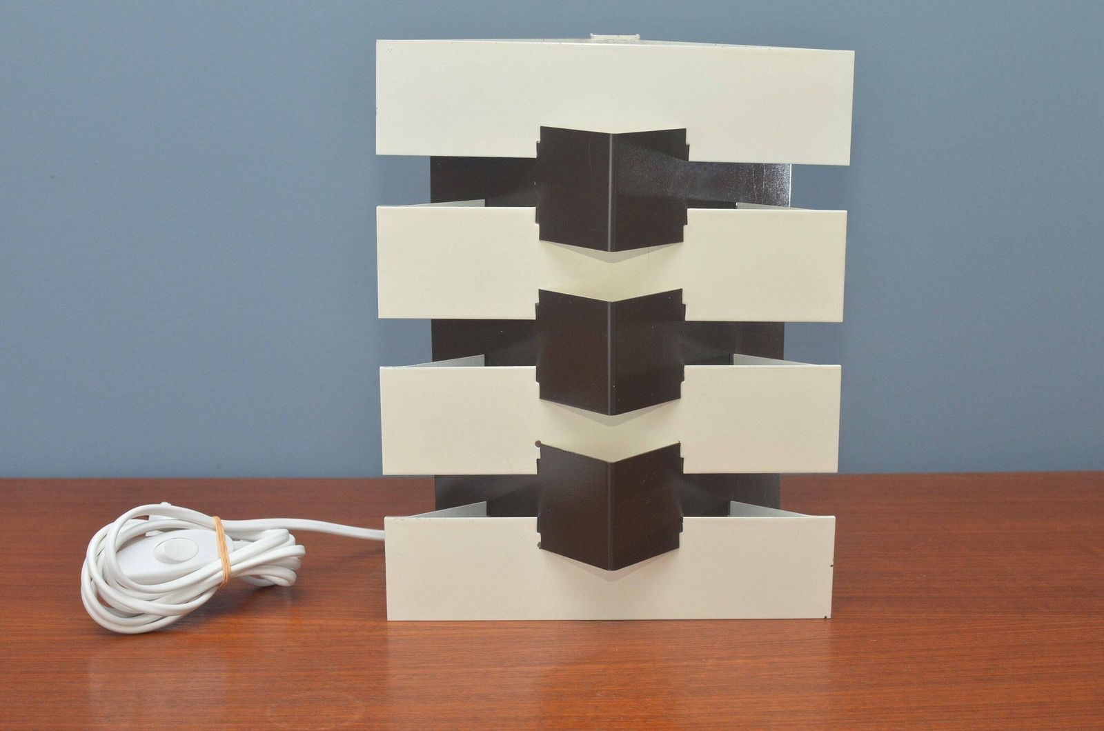 Dutch Geometric Wall Lamp By J.J.M. Hoogervorst For Anvia Almelo, 1960s photo furniture