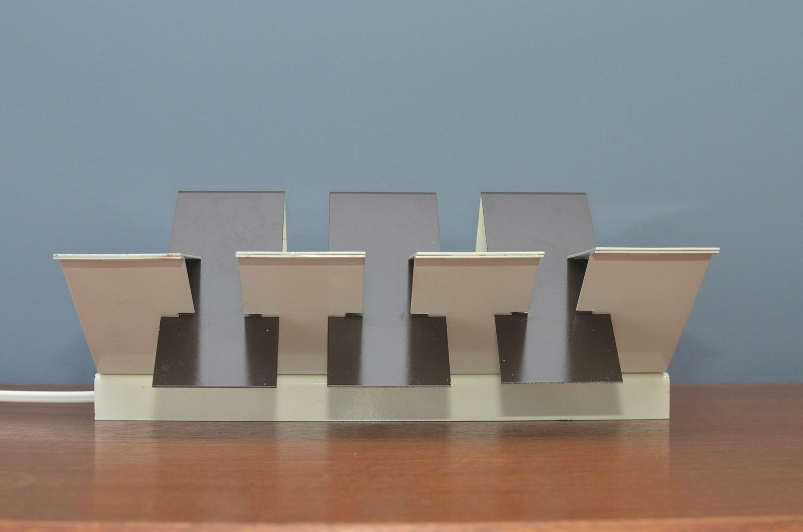 Dutch Geometric Wall Lamp By J.J.M. Hoogervorst For Anvia Almelo, 1960s photo for sale