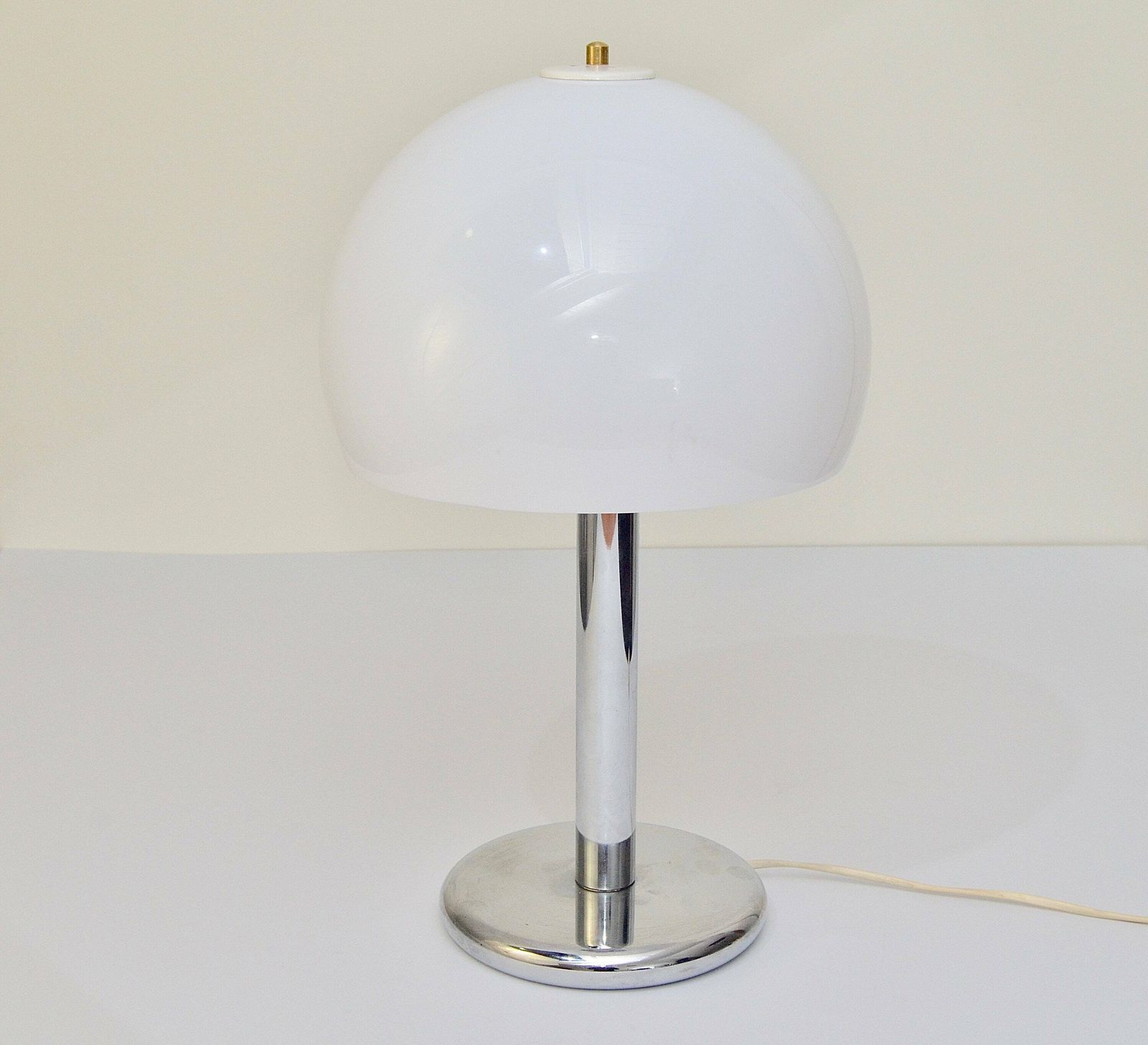 Vintage Mushroom Table Lamp In The Style Of Guzinni, Germany 1970s photo Lighting