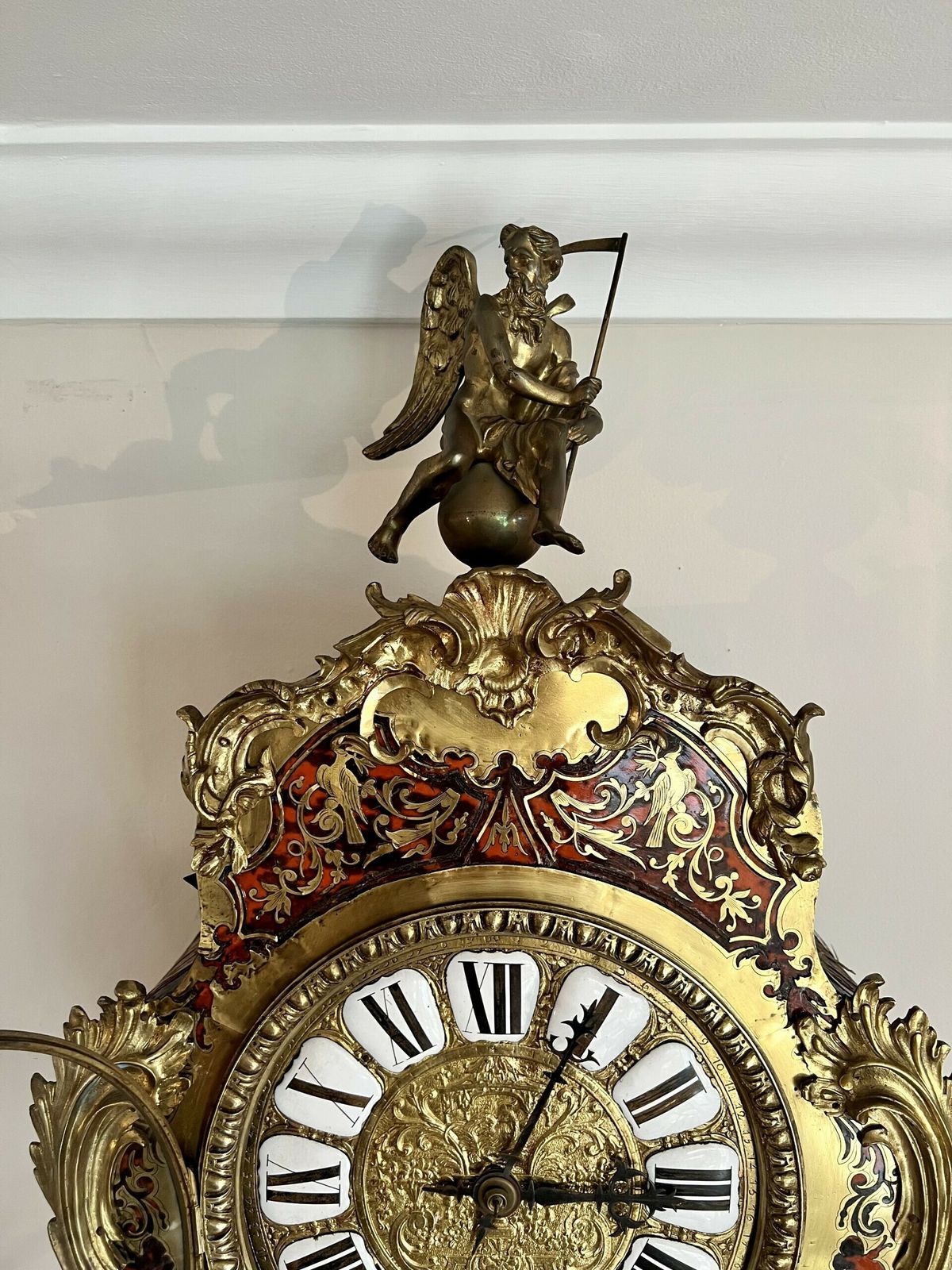 Fantastic Quality Napoleon III Marquetry Inlaid Eight Day Longcase Clock photo buy