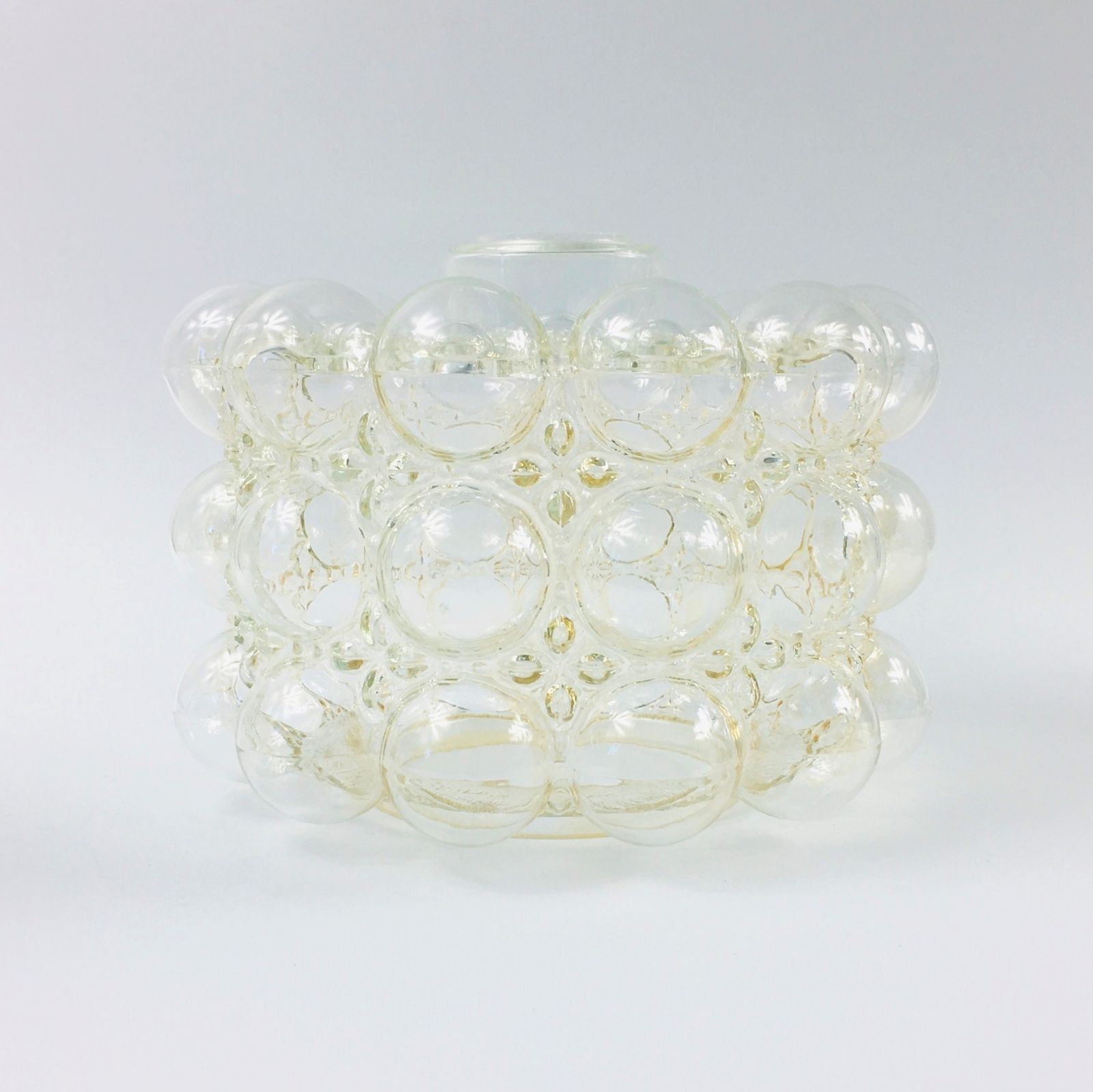 photo for sale Mid Century Modern Bubble Glass Ceiling Lamp By Helena Tynell For Limburg, Germany, 1960s