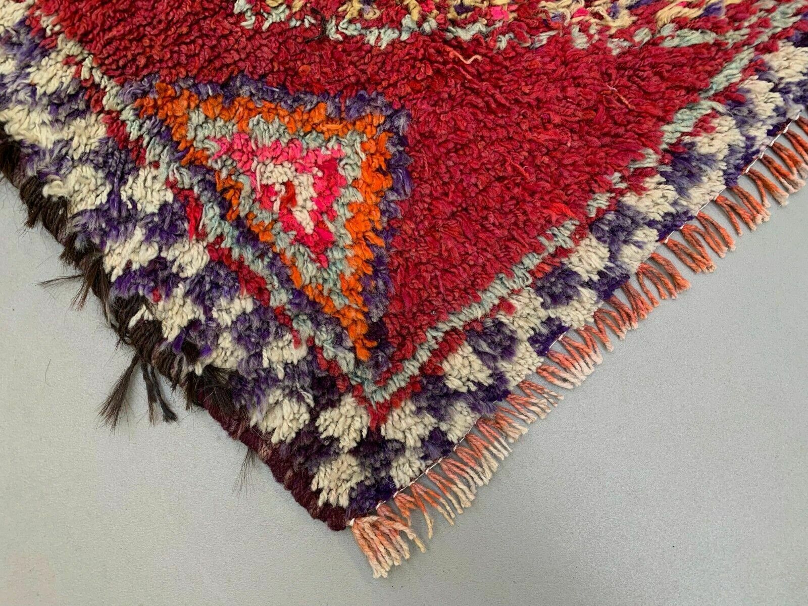 Vintage Turkish Tribal Runner 345x94 Cm Veg Dye Wool Rug Tribal, Handmade photo 765.0