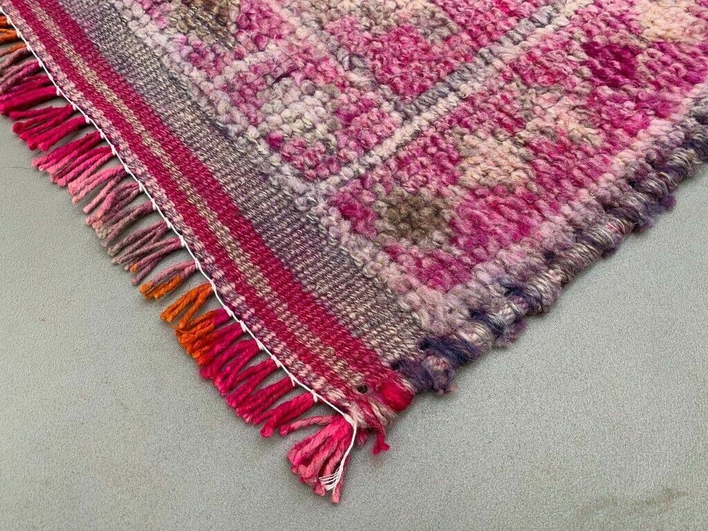 Vintage Turkish Tribal Runner 355x90 Cm Veg Dye Wool Rug Tribal, Handmade photo 735.0