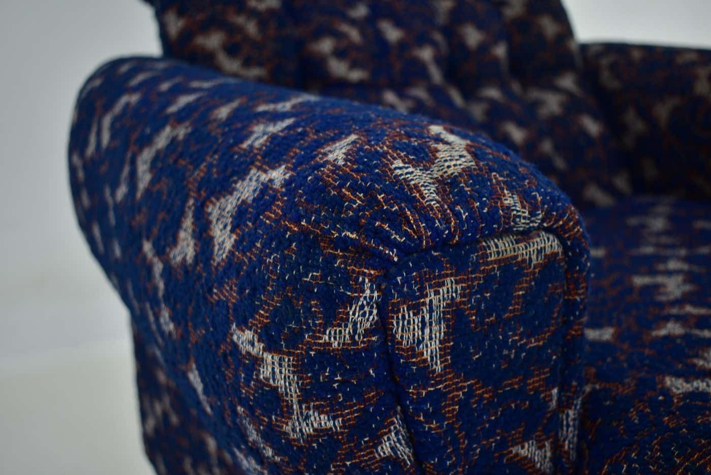 1960s Mid Century Wing Armchair, Czechoslovakia photo for sale