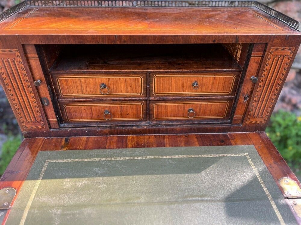 C18th French Bonheur De Jour, 18th Century And Earlier photo vintage